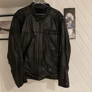 Mens 2xl leather jacket- Harley Davidson